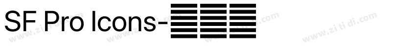 SF Pro Icons字体转换 SF Pro Icons字体转换
